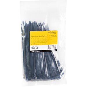 black cable ties